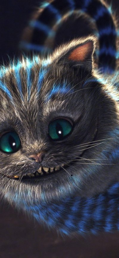 Fond d'écran Cheshire Cat sur iPhone