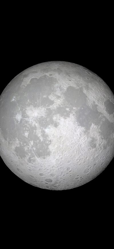 Fond d'écran iPhone Ios 11 Moon 4k