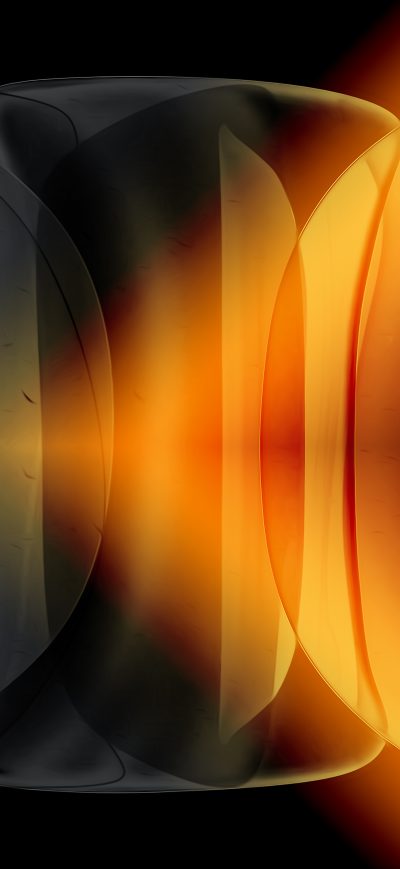 Fond d'écran iPhone Yellow Lights Bubbles 4k