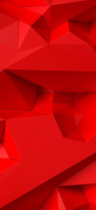 Fond d'écran iPhone Bright Red Shapes Abstract 5k
