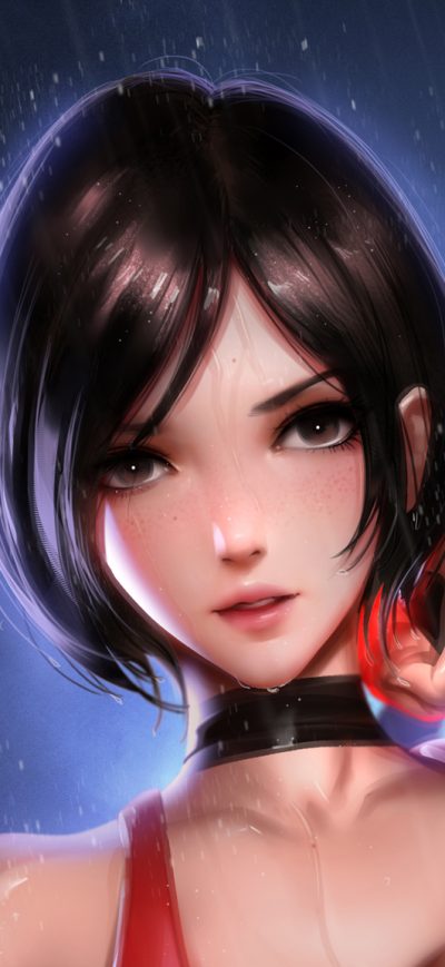 Fond d'écran iPhone Ada Wong Resident Evil 2 Digital Art