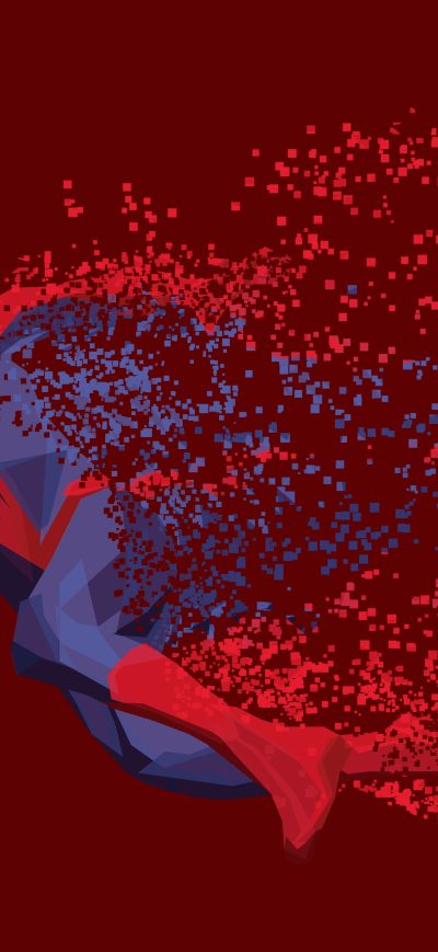 Fond d'écran iPhone Spiderman Vector Art 5k