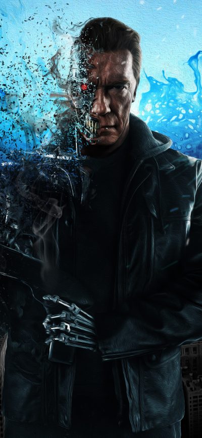 Fond d'écran iPhone Terminator Arnold