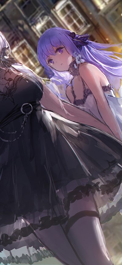 Fond d'écran iPhone Illustrious And Unicorn In Azur Lane 4k