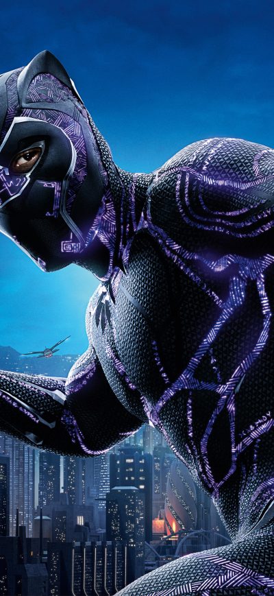 Fond d'écran iPhone Black Panther 4k Movie Poster 2018