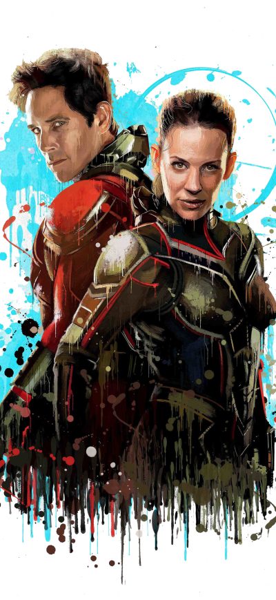 Fond d'écran iPhone Antman And The Wasp Splash Art
