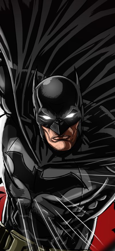 Fond d'écran iPhone Batman Red Bats