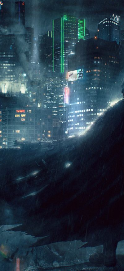 Fond d'écran iPhone Batman Watching Gotham
