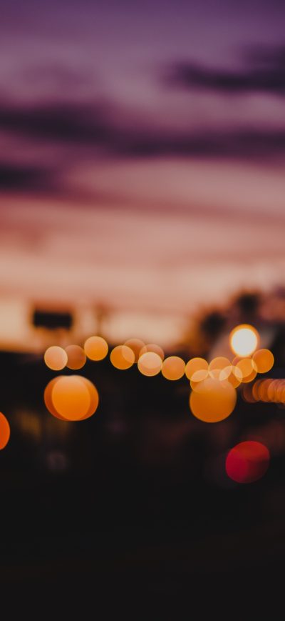Fond d'écran iPhone Lights Bokeh 4k