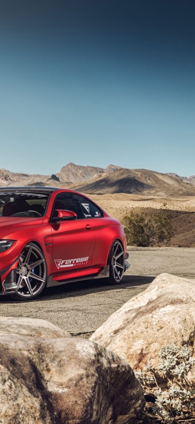Fond d'écran iPhone Bmw M4 Ferrada Wheels 8k
