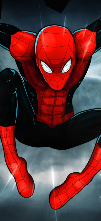 Fond d'écran iPhone Spiderman 4k New Art
