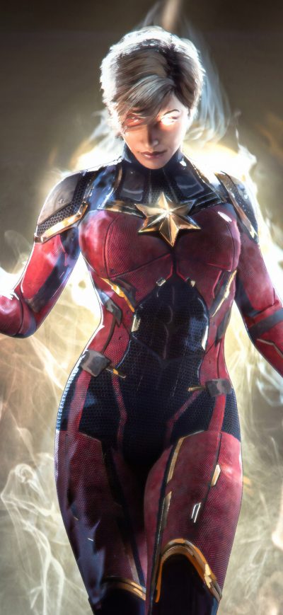 Fond d'écran iPhone Captain Marvel New Art4k