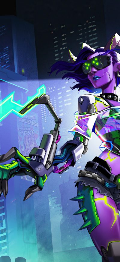 Fond d'écran iPhone World Of Warcraft X Cyberpunk 2077