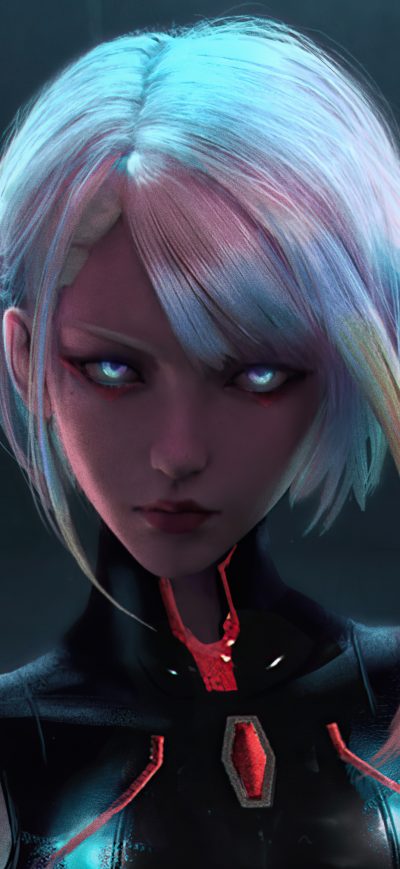 Fond d'écran iPhone Cyberpunk Edgerunners Netflix 5k