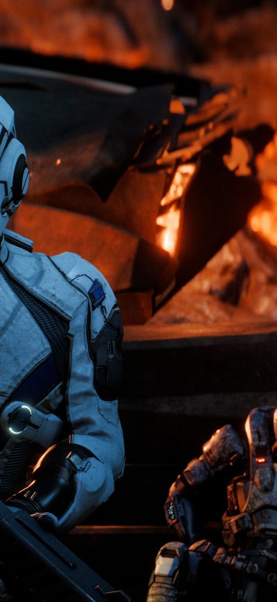 Fond d'écran iPhone Mass Effect Andromeda 2017 4k