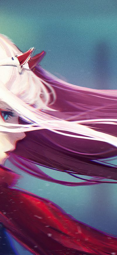 Fond d'écran iPhone Zero Two Darling In The Fran XX 4k