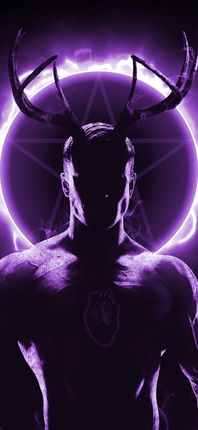 Fond d'écran iPhone Demon Circle 4k