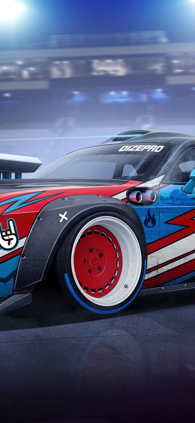 Fond d'écran iPhone Drift Gun 4k