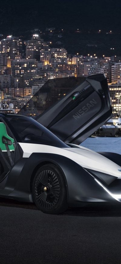 Fond d'écran iPhone Margot Robbie Nissan Electric Car Ambassador 8k