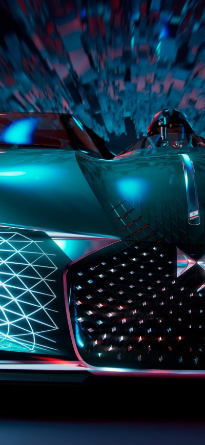 Fond d'écran 2018 DS X E Tense 4k sur iPhone
