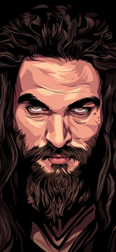 Fond d'écran iPhone Aquaman Vexel Illustration