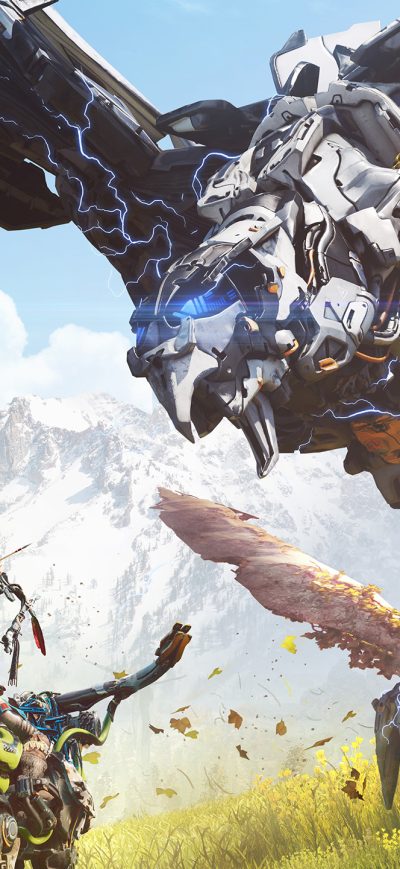 Fond d'écran iPhone Horizon Zero Dawn Thunderhawk