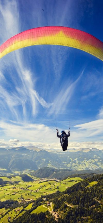 Fond d'écran Paragliding sur iPhone