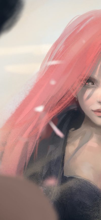 Fond d'écran iPhone Redhead Duel 4k