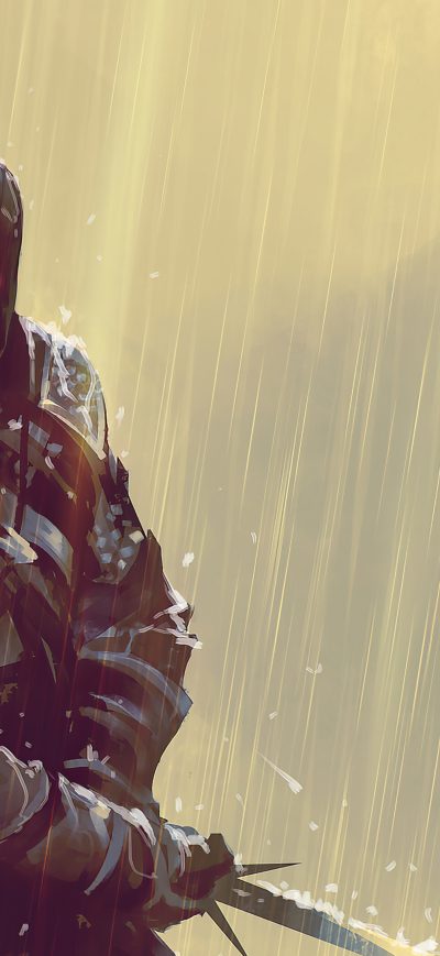 Fond d'écran iPhone Geralt Of Rivia Art 4k