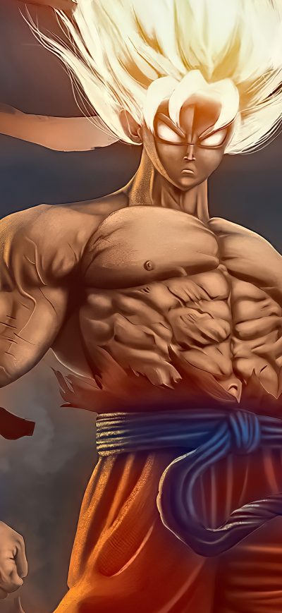 Fond d'écran iPhone Goku Jacked Up