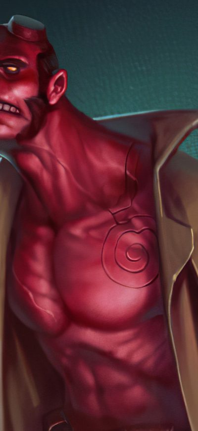 Fond d'écran iPhone Hellboy Fanart