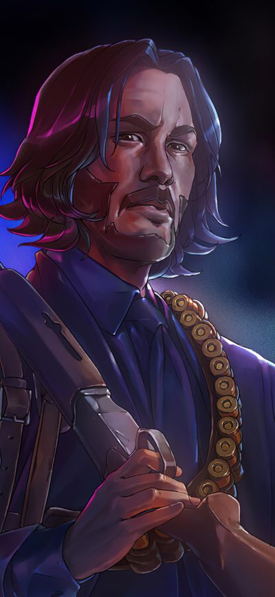 Fond d'écran iPhone John Wick Hunter