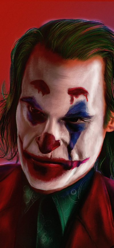 Fond d'écran iPhone The Joker Joaquin Phoenix 4k Artwork