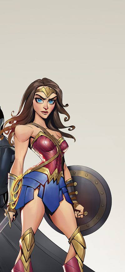 Fond d'écran iPhone The Justice League Heroes Cartoons Minimal 4k