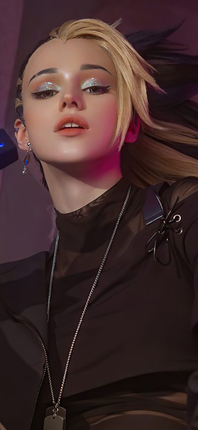 Fond d'écran iPhone Akali Kda Girl Cosplay 4k