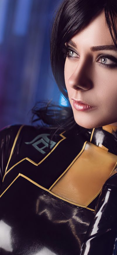 Fond d'écran iPhone Miranda Lawson Mass Effect Cosplay 4k