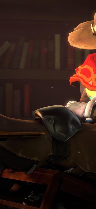 Fond d'écran iPhone McCree Overwatch Chillin 5k