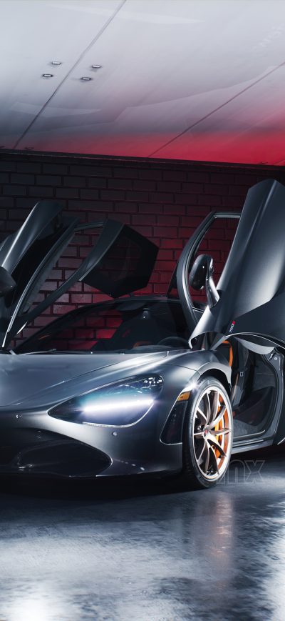Fond d'écran iPhone Mclaren 720s Scissor Doors 5k