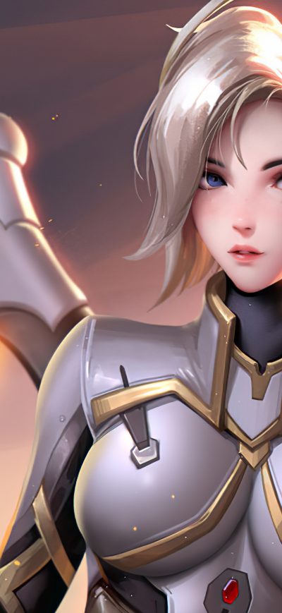 Fond d'écran iPhone Mercy Overwatch 2 4k
