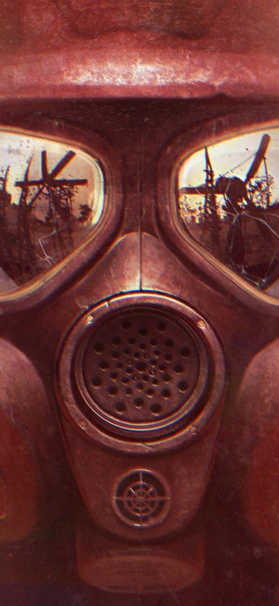 Fond d'écran iPhone Metro Exodus Mask 4k