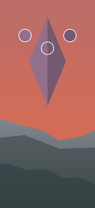 Fond d'écran iPhone Sky Prism Minimal 8k