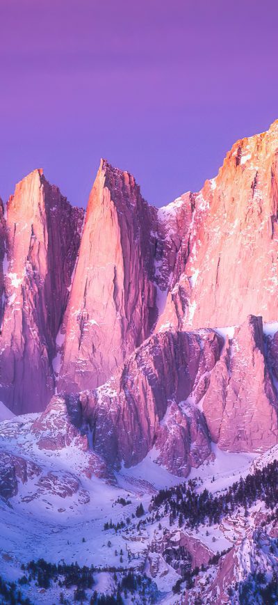 Fond d'écran iPhone Peaks Of Mount Whitney