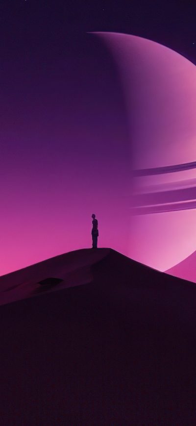 Fond d'écran iPhone Outrun Solus