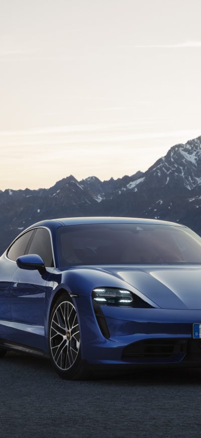 Fond d'écran iPhone Porsche Taycan Turbo 2019