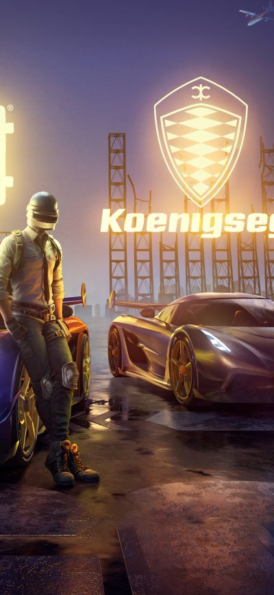 Fond d'écran iPhone Pubg Mobile X Koenigsegg