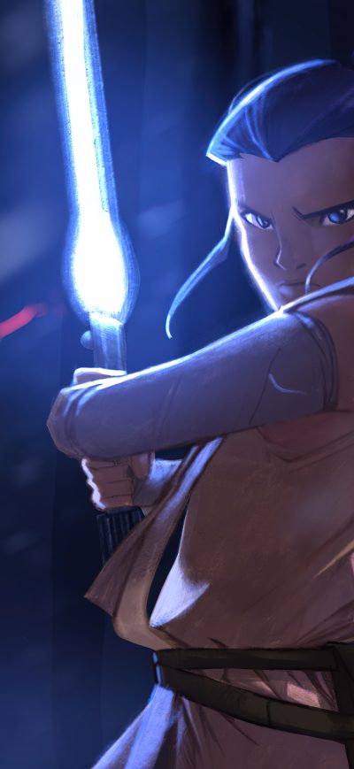 Fond d'écran iPhone Rey Star Wars Character Fanart