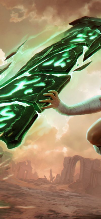 Fond d'écran iPhone Riven League Of Legends 5k