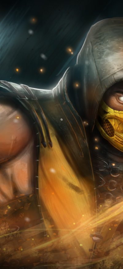 Fond d'écran iPhone Scorpion Mortal Kombat X New