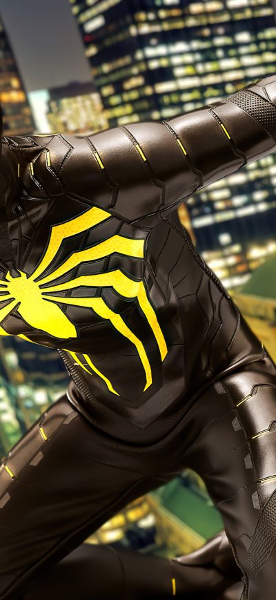 Fond d'écran iPhone Spiderman Anti Ock Suit 4k