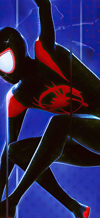 Fond d'écran iPhone Spiderman Miles 4k 2020 Artwork
